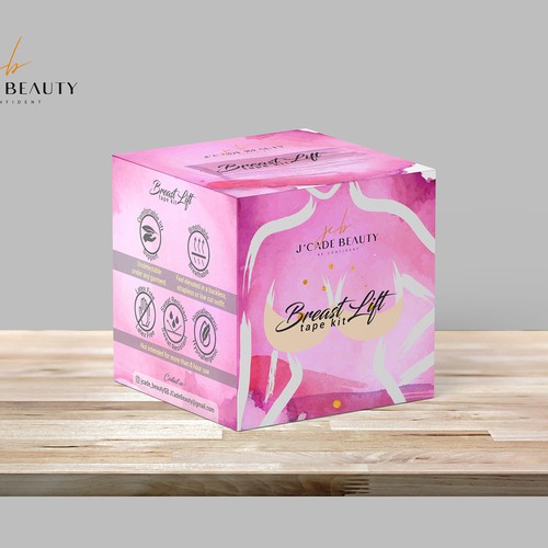 Lifting design with the title 'Woman in brushstroke.'