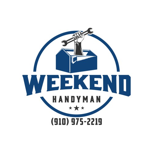 Toolbox logo with the title 'Weekend Handyman'