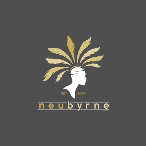 Feather logo with the title 'Belle Époque Feeling fashion logo for a hat making young lady from the states.'