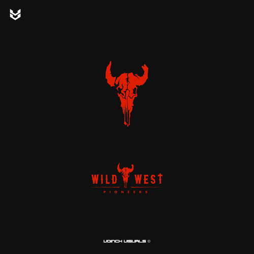 Stylized logo with the title 'Logo concept for Wild West Pioneers'