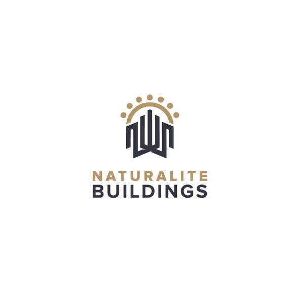 Building design with the title 'Logo for nature friendly buildings '