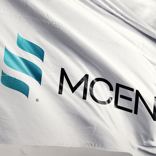 Flag design with the title 'Logo concept for MCEN (energy resource provider))'