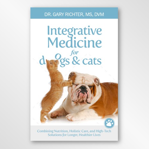 Cat book cover with the title 'Cover Front Book'