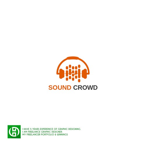 Pen tool logo with the title ' Design minimalistic logo for SoundCloud intergated Social Media App'