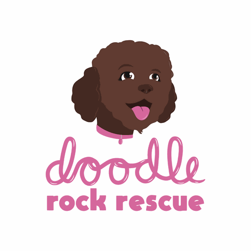 Rescue logo with the title 'Doodle Rock Rescue Logo'