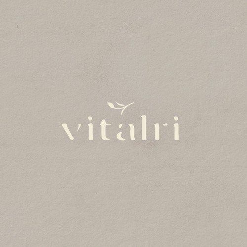Candle logo with the title 'Elegant logo design for a wellness products brand'