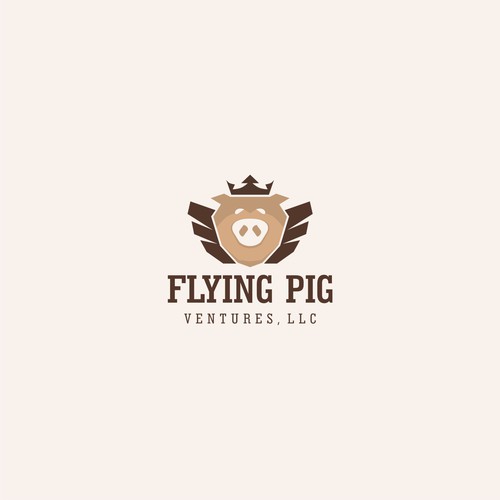 Flying design with the title 'flying pig ventures'