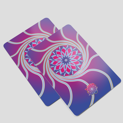 Ornament artwork with the title 'Tarot Card back-side'