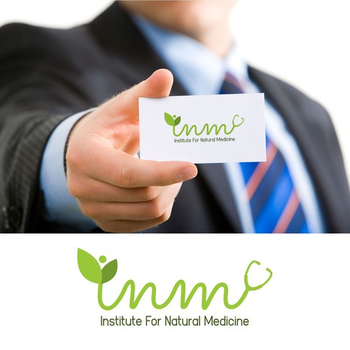 Stethoscope logo with the title 'inm'