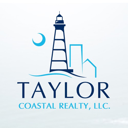 Coastal design with the title 'Modern, Coastal Theme Logo!'