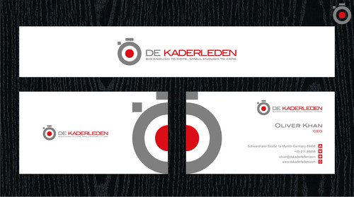 Zero design with the title 'de Kaderleden'