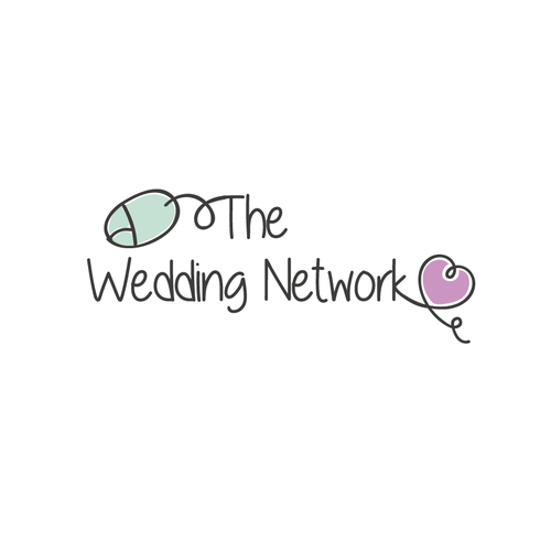 Marriage design with the title 'The Wedding Network'
