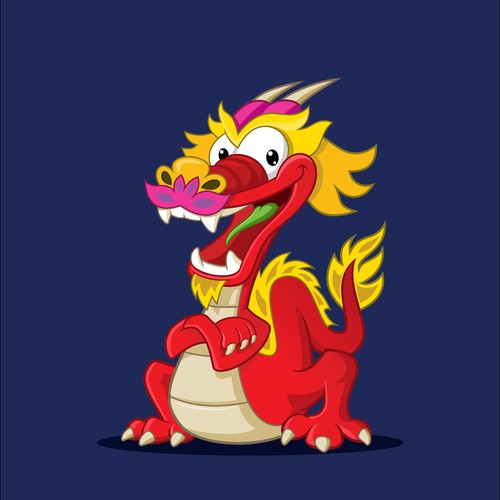 Dragon artwork with the title 'Chinese Dragon'