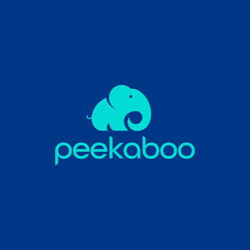 Diaper logo with the title 'simple design for PEEKABOO'
