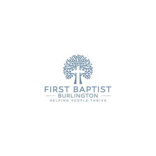 People logo with the title 'First Baptist Burlington'