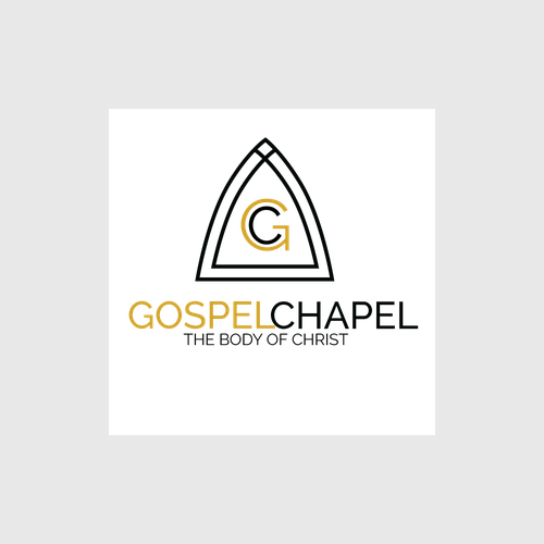 Gospel design with the title 'Church Chapel Logo'