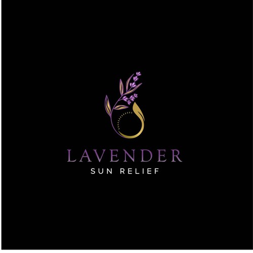 Creative design logo with the title 'Lavender'