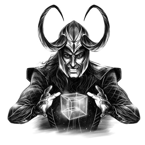 Realistic design with the title 'Tattoo illustration'