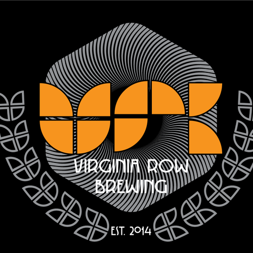 Barley logo with the title 'Virginia Row Brewing'