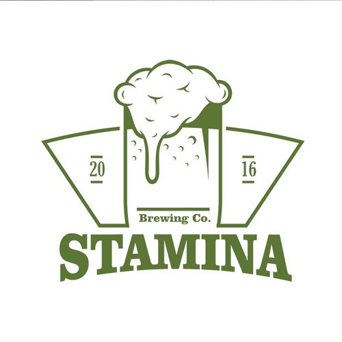 Promotion logo with the title 'STAMINA BREWING'