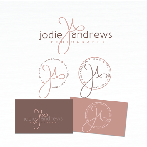 Signature design with the title 'Newborn and Family Photographer Logo'