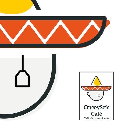 Tea brand with the title 'onceySeis Cafe'