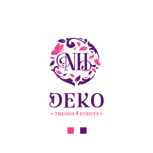 Wedding logo with the title 'Logo concept for DEKO'