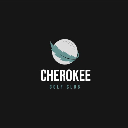 Golf club logo with the title 'Cherokee Golf Club'