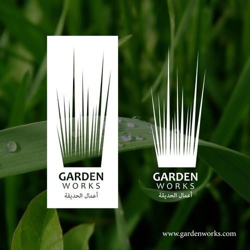 Landscape design with the title 'landscaping logo'