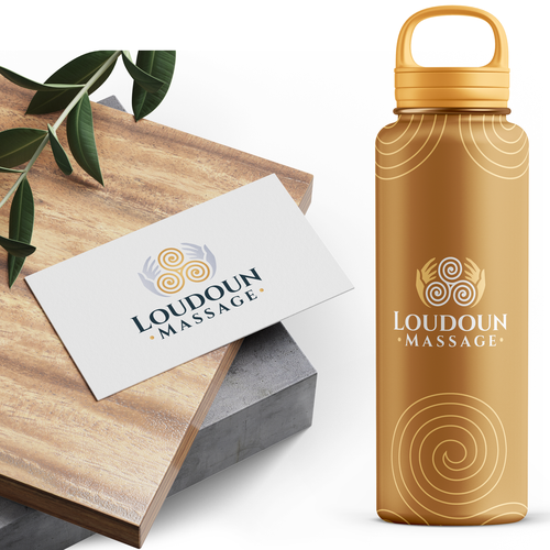 Massage logo with the title 'Loudoun massage'