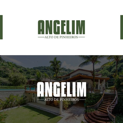 Brazil logo with the title 'Logo Design for ANGELIM Alto de Pinheiros.'