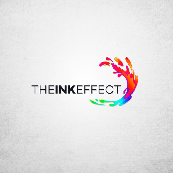 Splash logo with the title 'the ink effect branding'