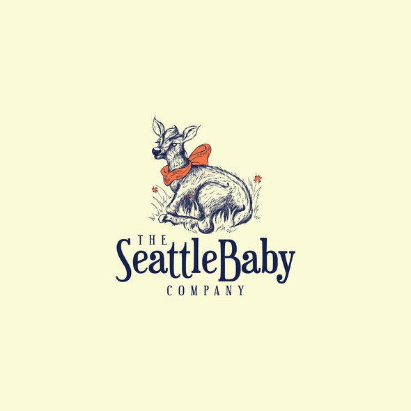 Elk logo with the title 'Baby Elk design for Baby Accessories Company'