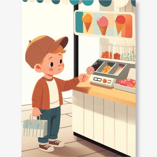 Photography artwork with the title 'illustration Kids'