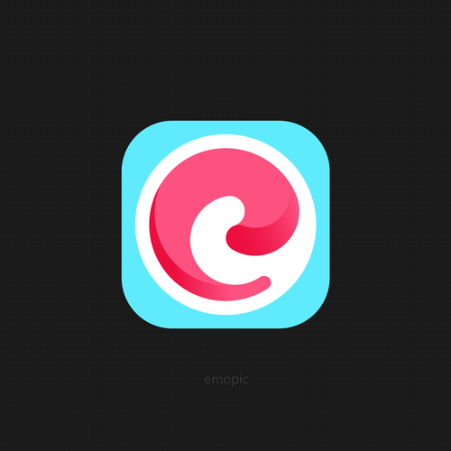 Motion design with the title 'Emopic'