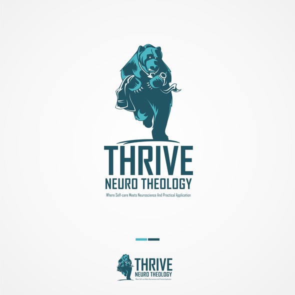 Detailed design with the title 'thrive'