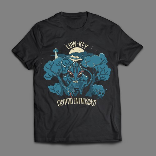 UFO design with the title 'Chupacabra '