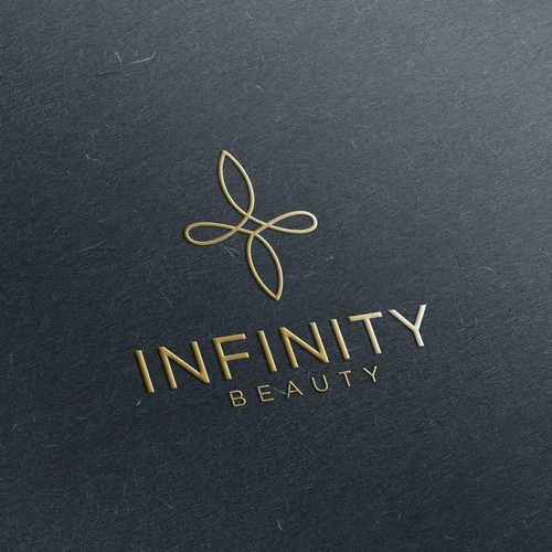 Infinity brand with the title 'Cosmetic Beauty, Modern Logo'