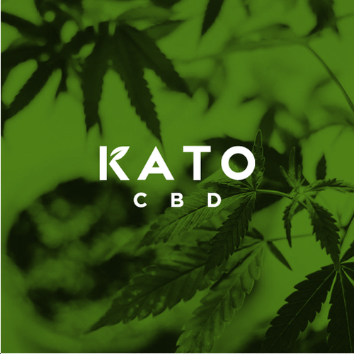 Hemp oil logo with the title 'Kato CBD'