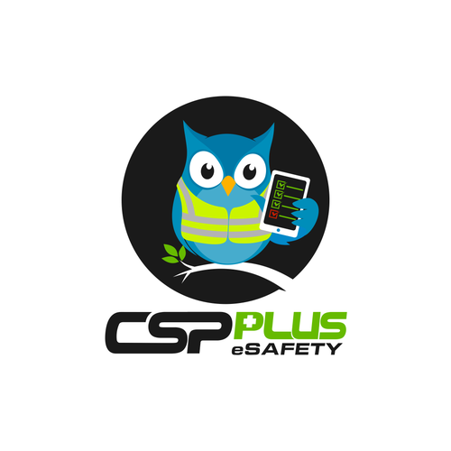 Owl logo with the title 'Csp Plus'