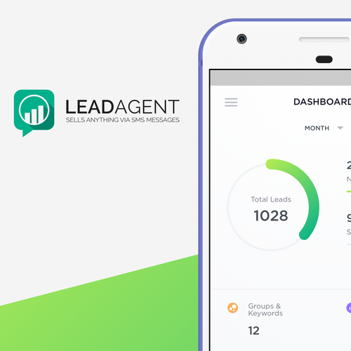 Android design with the title 'Client Management App'