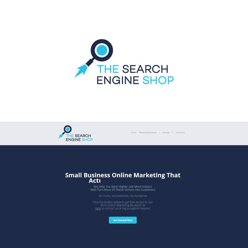 Engine logo with the title 'Logo search company'