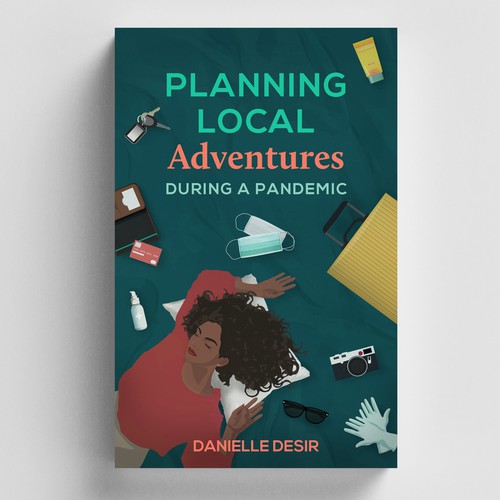 Travel book cover with the title 'Local adventures'