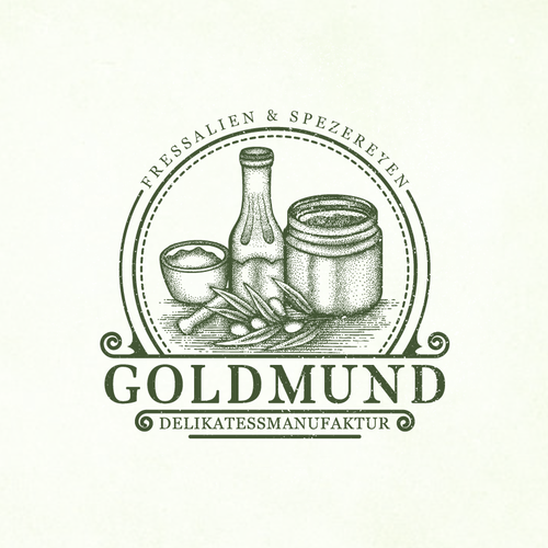 Olive logo with the title 'Logo for artisan delicacies'