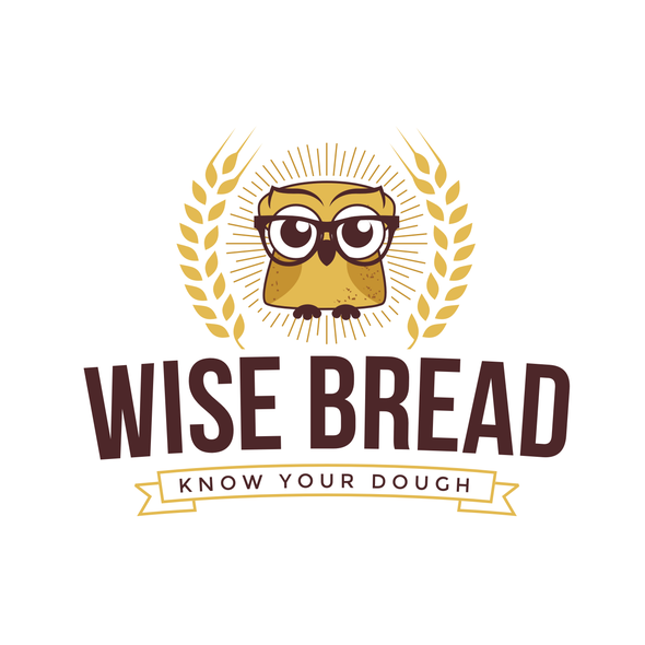 Dough design with the title 'Logo concept for a bakery'