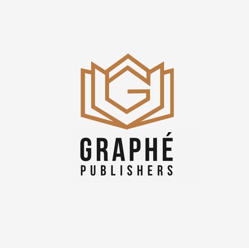 Letter brand with the title 'Logo for publishing company'