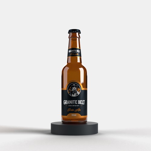 Brewery label with the title 'Label Design - Granite Belt'