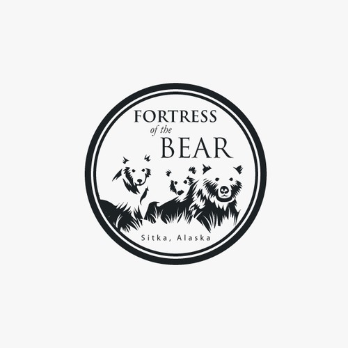 Alaska logo with the title 'Logo Design for Fortress Of The Bear'