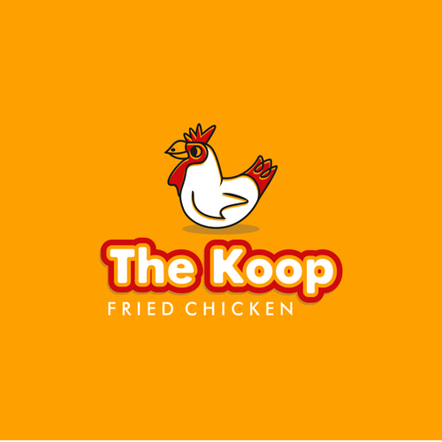 Chicken brand with the title '"The Koop" Fried Chicken'