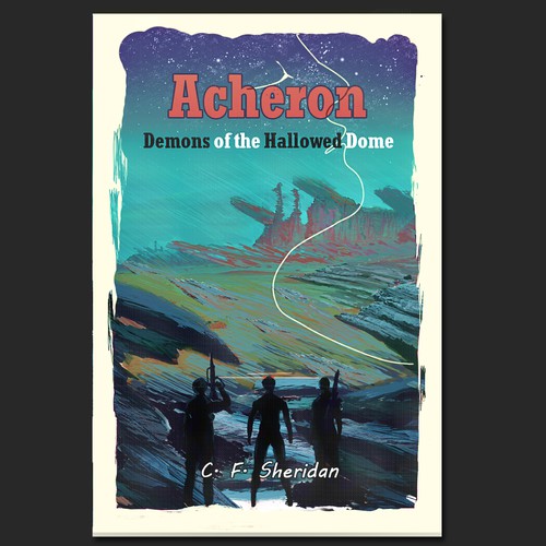 Military book cover with the title 'Acheron: Demons of the Hallowed Dome'
